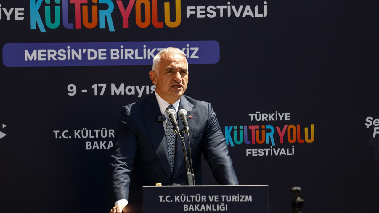 Kültür ve Turizm Bakanı Ersoy, Mersin Kültür Yolu Festivali'nin açılışında konuştu: "7 bölgede 26 şehre ulaştık"