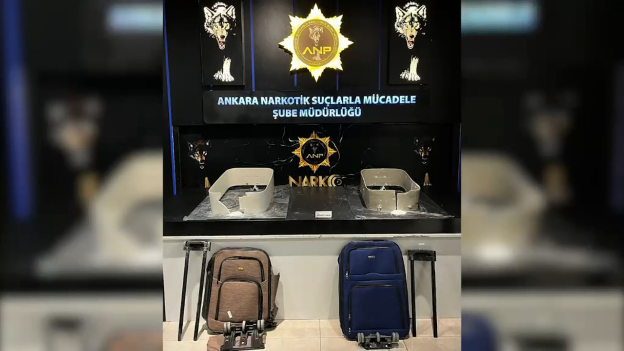 Valizlerin gizli bölmelerine saklamışlardı... Ankara'da uyuşturucu operasyonu