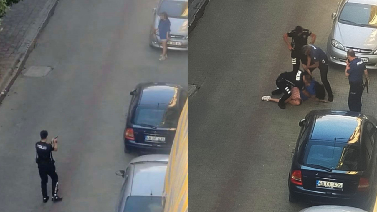 Sokakta korku dolu dakikalar! Genç kız elinde samuray kılıcıyla dehşet saçtı