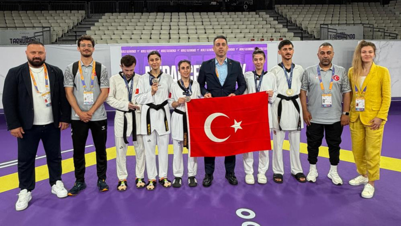 Milli taekwondoculardan madalya yağmuru! İlk günde 13 madalya