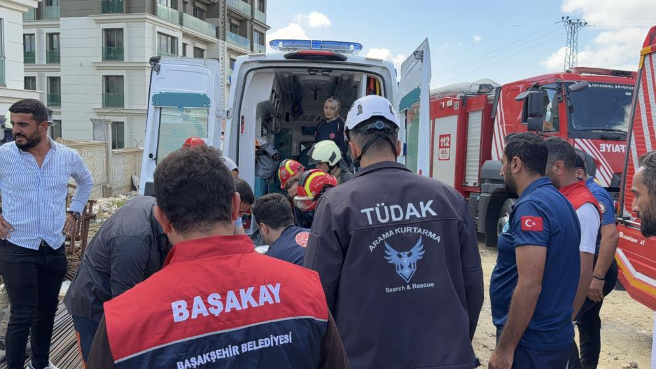 Başakşehir'de inşaat göçüğü: 1 işçi hayatını kaybetti