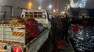 Park halindeki araçtan tonlarca midye çıktı