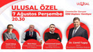 Cemil Tugay Ulusal Kanal'da gazetecilerin sorularını yanıtlayacak
