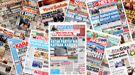 Gazete manşetleri 26 Nisan Pazar