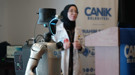 Türkiye'nin ilk kayıtlı insansı robotu CANİKMAN Samsun'da öğrencilerle buluştu
