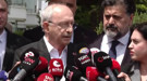 CHP Genel Başkanı Kılıçdaroğlu açıklamalarda bulunuyor