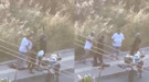 Polis ve şahıslar arasında arbede yaşandı