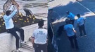 Belediye binası önünde akılalmaz olay!