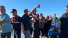 Cenaze başında akılalmaz kavga
