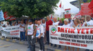 Hatay’da emekliler insanca yaşam talebiyle basın açıklaması yaptı