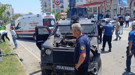 Cizre'de zırhlı polis aracı takla attı!