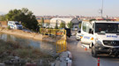 Karaman'da sulama kanalında can pazarı!