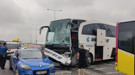 İstanbul Arnavutköy'de yolcu otobüsü İETT'ye çarptı!