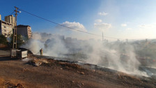 Maltepe’de havai fişek yangın çıkardı: Otluk alanda alevler yükseldi