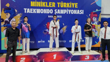 Asya Şengönül, Minikler Taekwondo’da ikinci kez Türkiye Şampiyonu oldu!