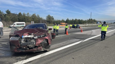 Anadolu Otoyolu'nda feci kaza: 1 çocuk hayatını kaybetti, 4 kişi yaralandı