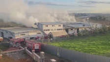 Tuzla'da fabrika yangını: Dumanlar gökyüzünü kapladı