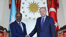 Cumhurbaşkanı Erdoğan, Somali Cumhurbaşkanı Mahmud ile görüştü