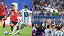 Arjantin'den tarihi geri dönüş! Mısır'ı 3-2 mağlup ederek çeyrek finale yükseldi