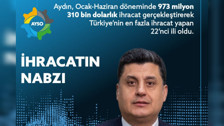 Aydın'dan 145 ülkeye 175 milyon dolarlık ihracat!
