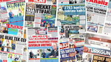 Gazete manşetleri 8 Ağustos Cumartesi