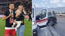 Süper Lig yıldızı ölümden döndü! Tırla çarpışan araçta can pazarı...