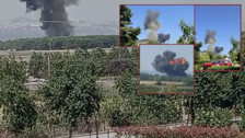 F-16 kazasında yeni gelişme: Düşme ve patlama anına ait görüntüler ortaya çıktı!