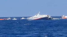 Girne açıklarında batan yolcu gemisinde can kaybı 8'e yükseldi, 17 kişiden haber alınamıyor