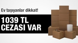 1039 TL cezası var!