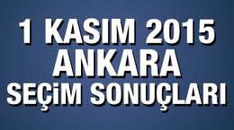 1 Kasım 2015 Ankara seçim sonuçları