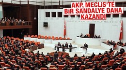 AKP, Meclis'te bir sandalye daha kazandı