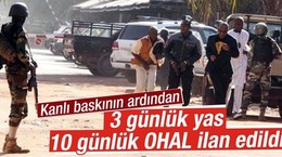 Mali'de 3 günlük yas ve 10 günlük OHAL ilan edildi