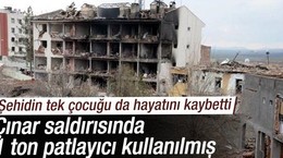 Diyarbakır Çınar saldırısında 1 ton patlayıcı kullanılmış