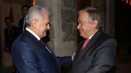 Yıldırım-Guterres ortak basın toplantısı