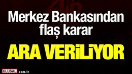 Merkez Bankası'ndan dolar hamlesi! 1 hafta vadeli repo ihalelerine bir süreliğine ara verildi! Dolardan ilk tepki