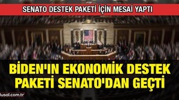 Biden'ın ekonomik destek paketi Senato'dan geçti