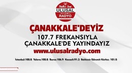 Ulusal Radyo Çanakkale'de yayında: 107.7