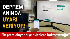 Deprem anında uyarı veren o cihaz