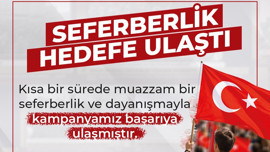 Seferberlik Hedefe Ulaştı