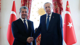 Cumhurbaşkanı Erdoğan, IKBY Başbakanı Barzani’yi kabul etti