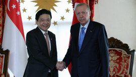 Cumhurbaşkanı Erdoğan, Singapur Başbakanı Wong ile görüştü