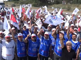 Yol Bulan Fabrikası'nda grev 84. gününde