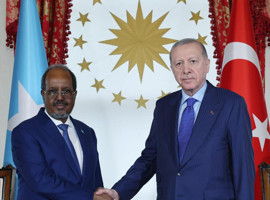 Cumhurbaşkanı Erdoğan, Somali Cumhurbaşkanı Mahmud ile görüştü