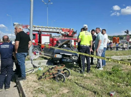 Kayseri'de feci kaza: Kavşak kan gölüne döndü! 3 ölü, 5 yaralı