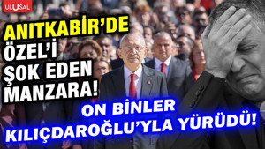 On binler Kılıçdaroğlu'nun arkasından yürüdü! Anıtkabir'de Özgür Özel'i şok eden manzara!