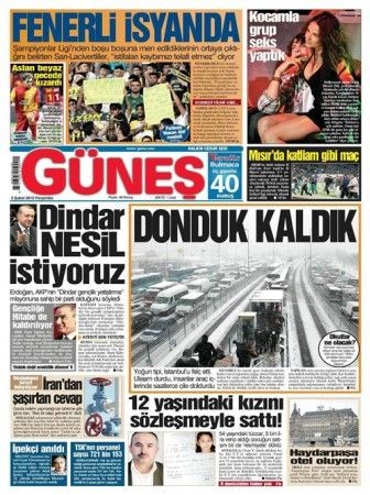 2 Şubat 2012 Perşembe gazete manşetleri - Resim: 11