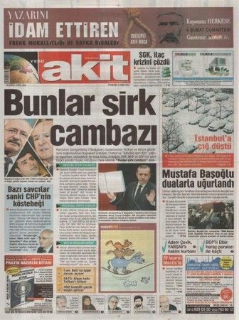 2 Şubat 2012 Perşembe gazete manşetleri - Resim: 26