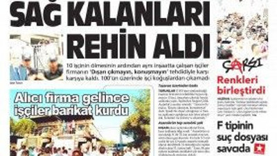9 Eylül 2014 Gazete manşetleri