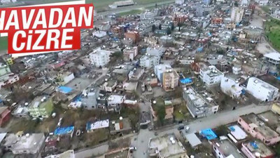 Cizre havadan görüntülendi