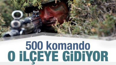 500 komando Cizre'ye gidiyor